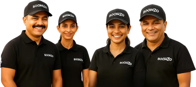The Boomzo team of verified professionals in Noida
